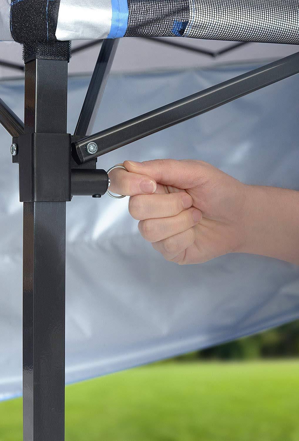 Blue 7 x 7-Foot Backpack Canopy D961004
