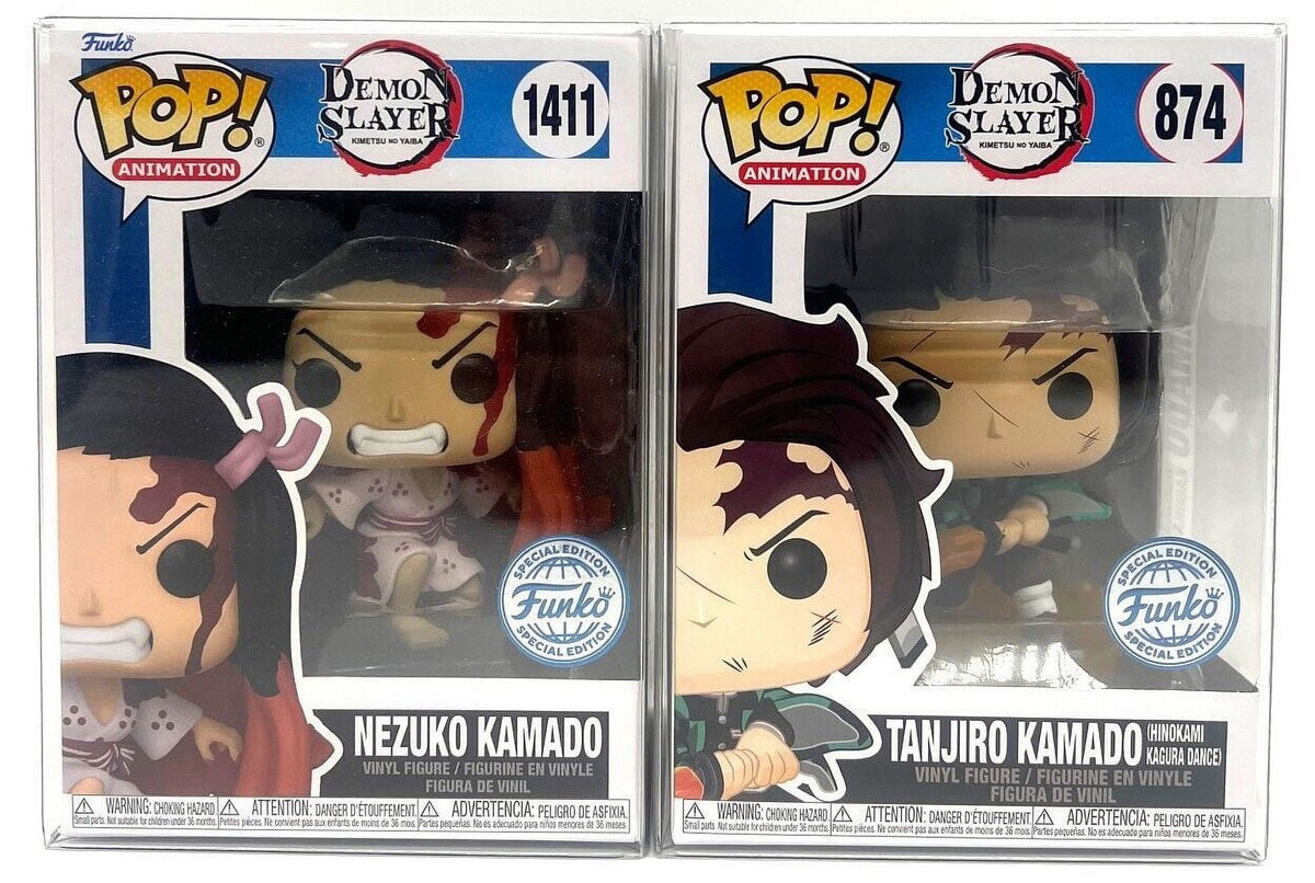 Tanjiro & Nezuko Pop! Figures with Protectors O486