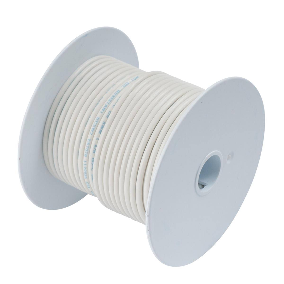 White 8 AWG Tinned Copper Wire S555