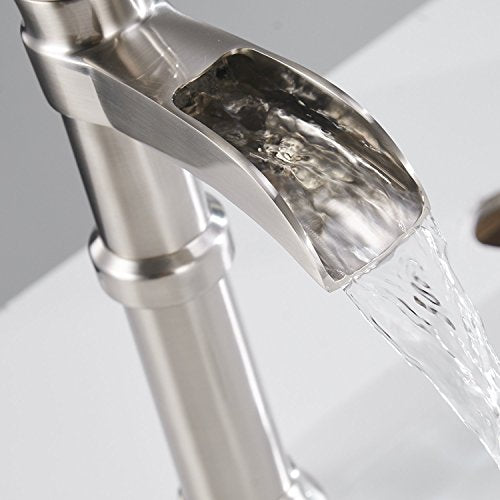 Oil Rubbed Bronze Vessel Sink Faucet Single Hole Waterfall Faucet P19879