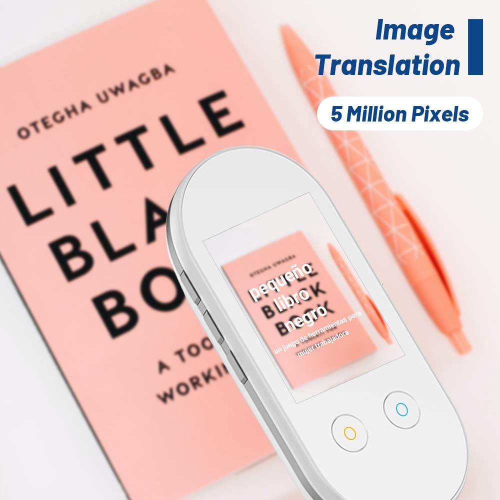 White AI Language Translator Device with Picture Translation 108 Languages Z790947