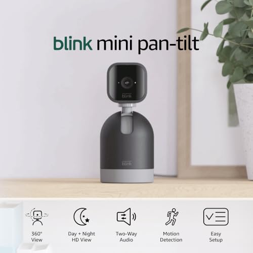 White Pan-Tilt Indoor Plug-In Security Camera H139283