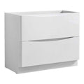 Glossy White Free Standing Bathroom Cabinet V1836