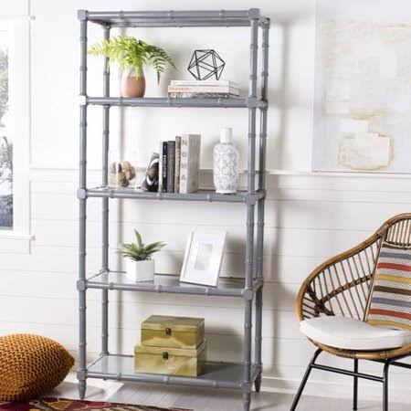 4 Tier Gray Bookcase X99272