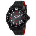 Black Silicone Automatic Diving Watch F83194
