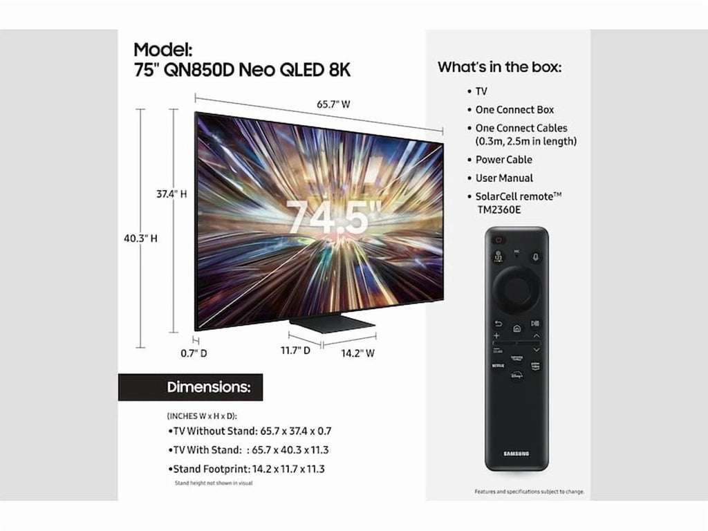 75" Neo QLED 8K TV R77803