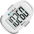 Simple Step Counter Walking 3D Pedometer with Clip and Lanyard U19431