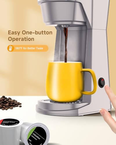 Gray Single Serve Coffee Maker W362