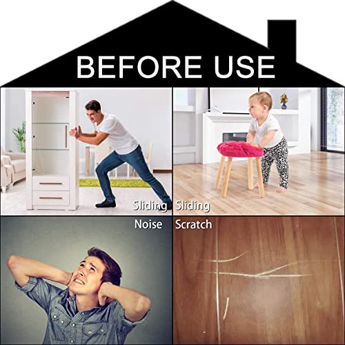 48pcs Non Slip Self Adhesive Rubber Furniture Pads R26221
