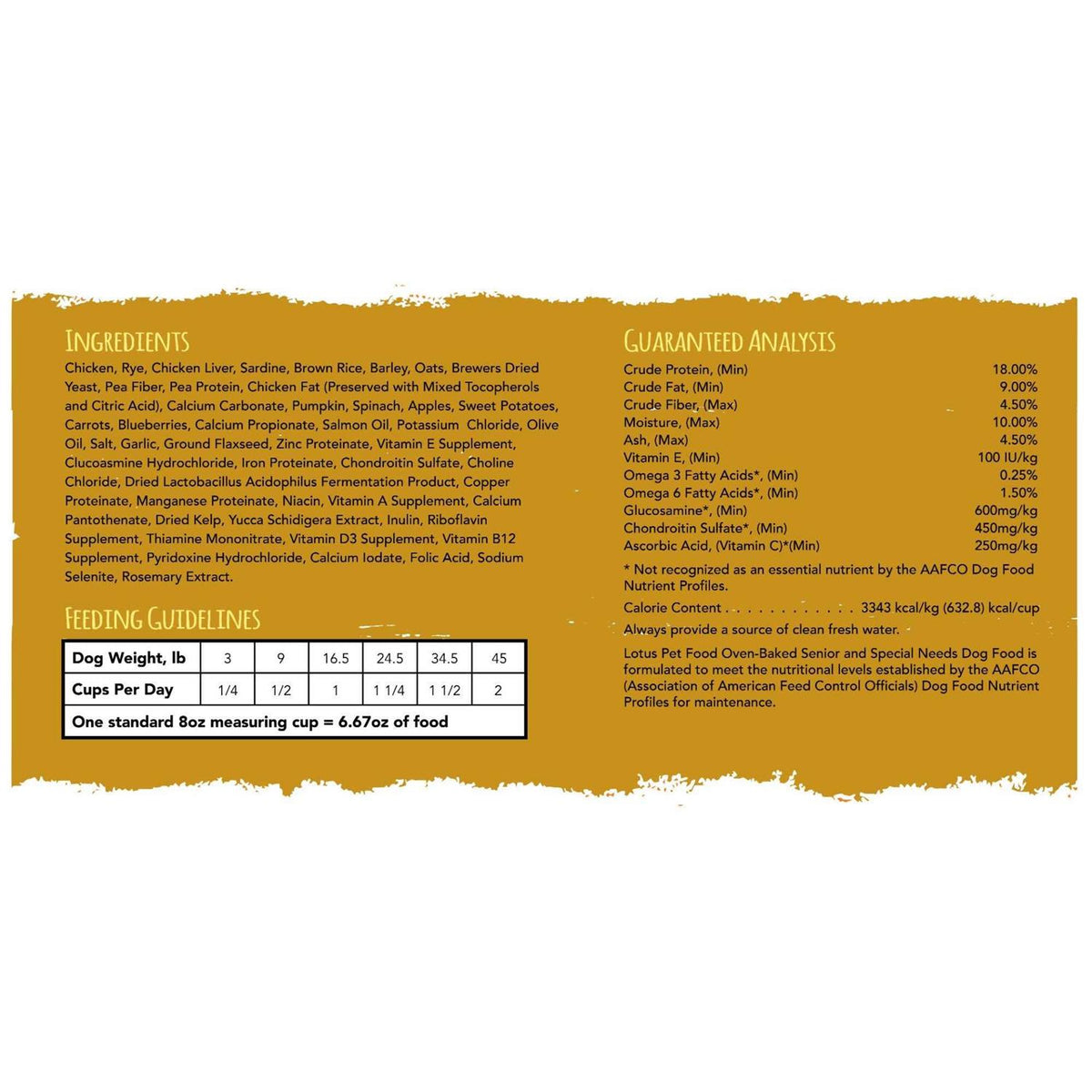 Dry Senior Dog Food J680434