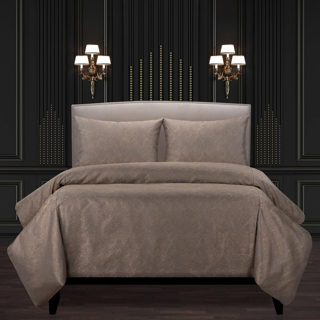 Bronze Gold Luxury Bedding Set X1042