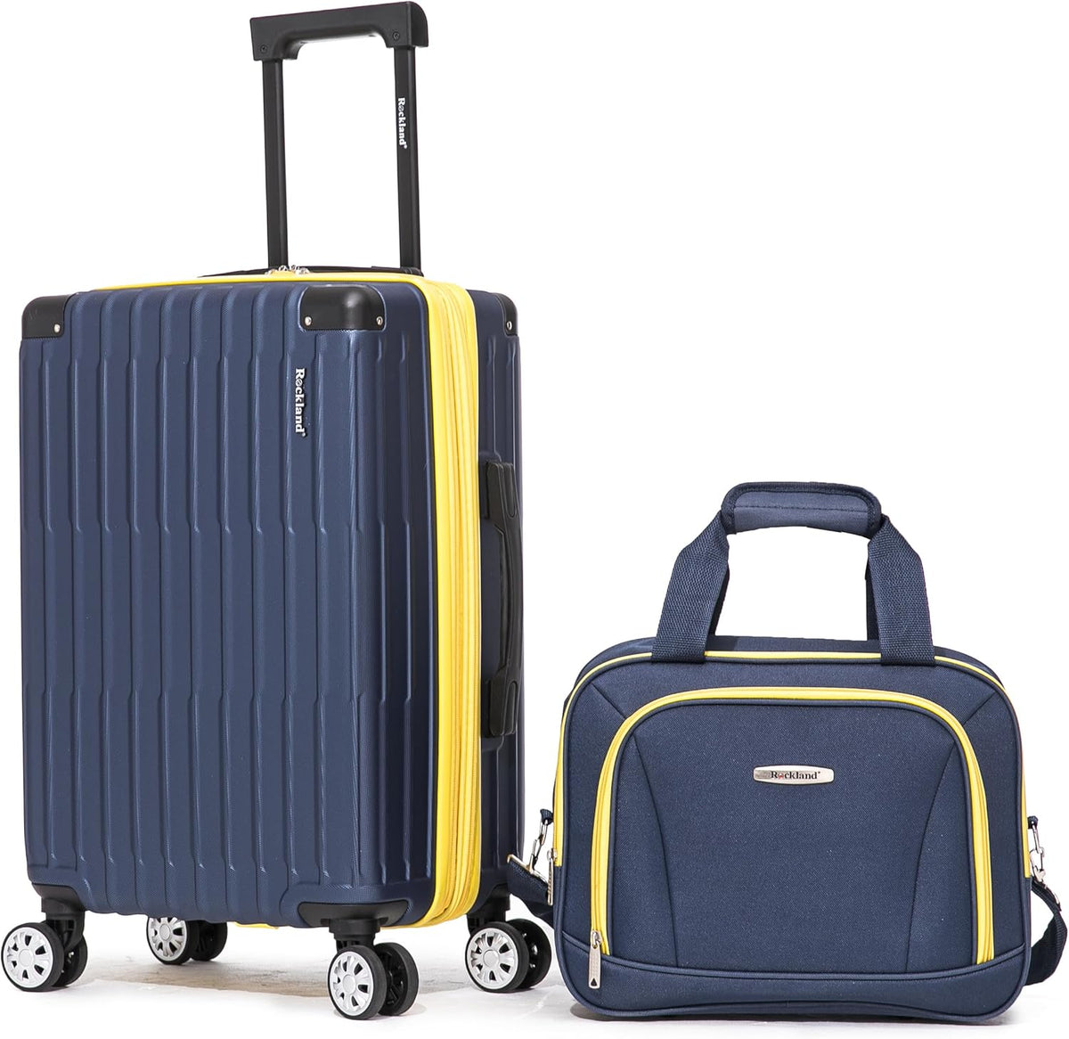 Navy Hardside Spinner Carry On Luggage Set K488