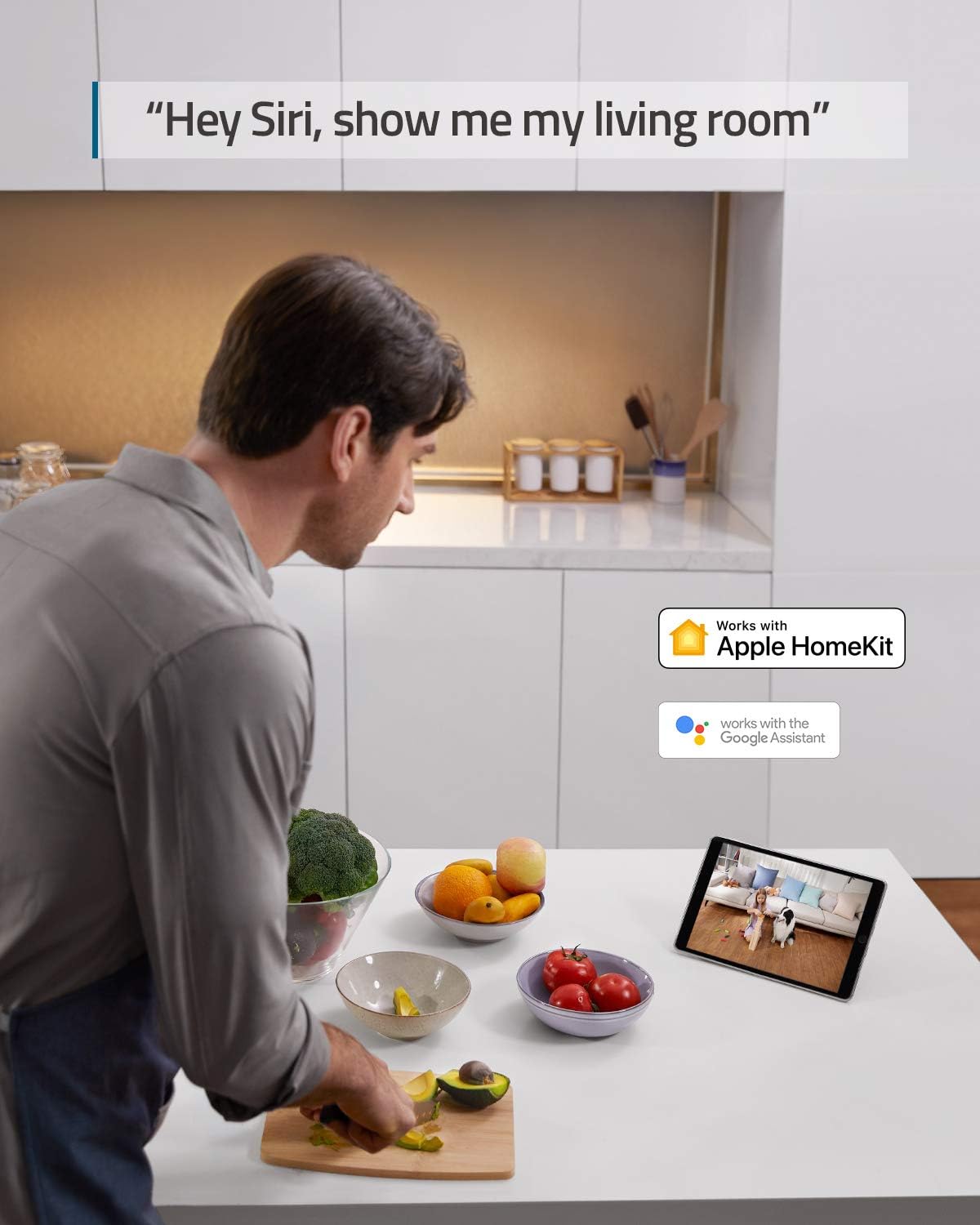 2K Wi-Fi Indoor Camera with Night Vision and Two-Way Audio S4155