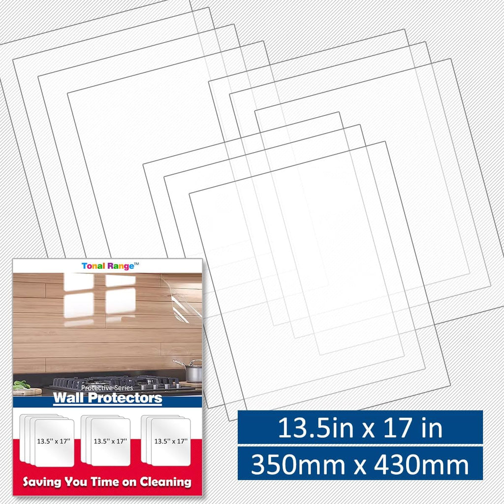Clear Self Adhesive Wall Protector -5 Sheets R96018