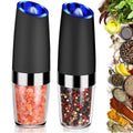 2 Pack Electric Salt and Pepper Grinder Set with Adjustable Coarseness O8877