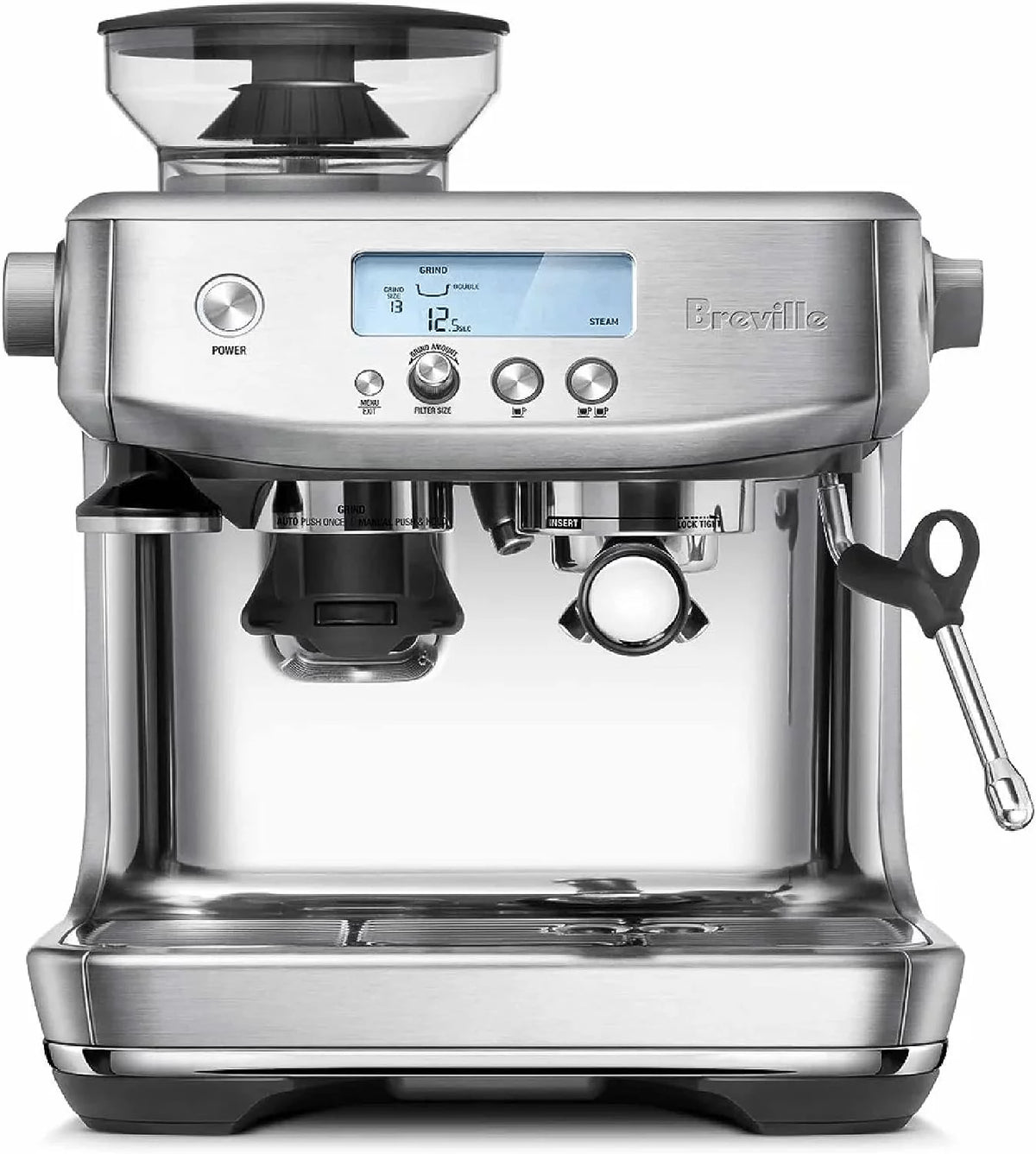 Medium Brushed Stainless Steel Espresso Machine L894035