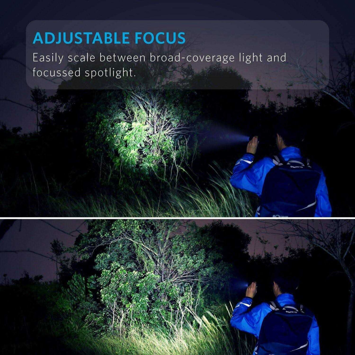 Rechargeable LED Flashlight with 900 Lumens V144