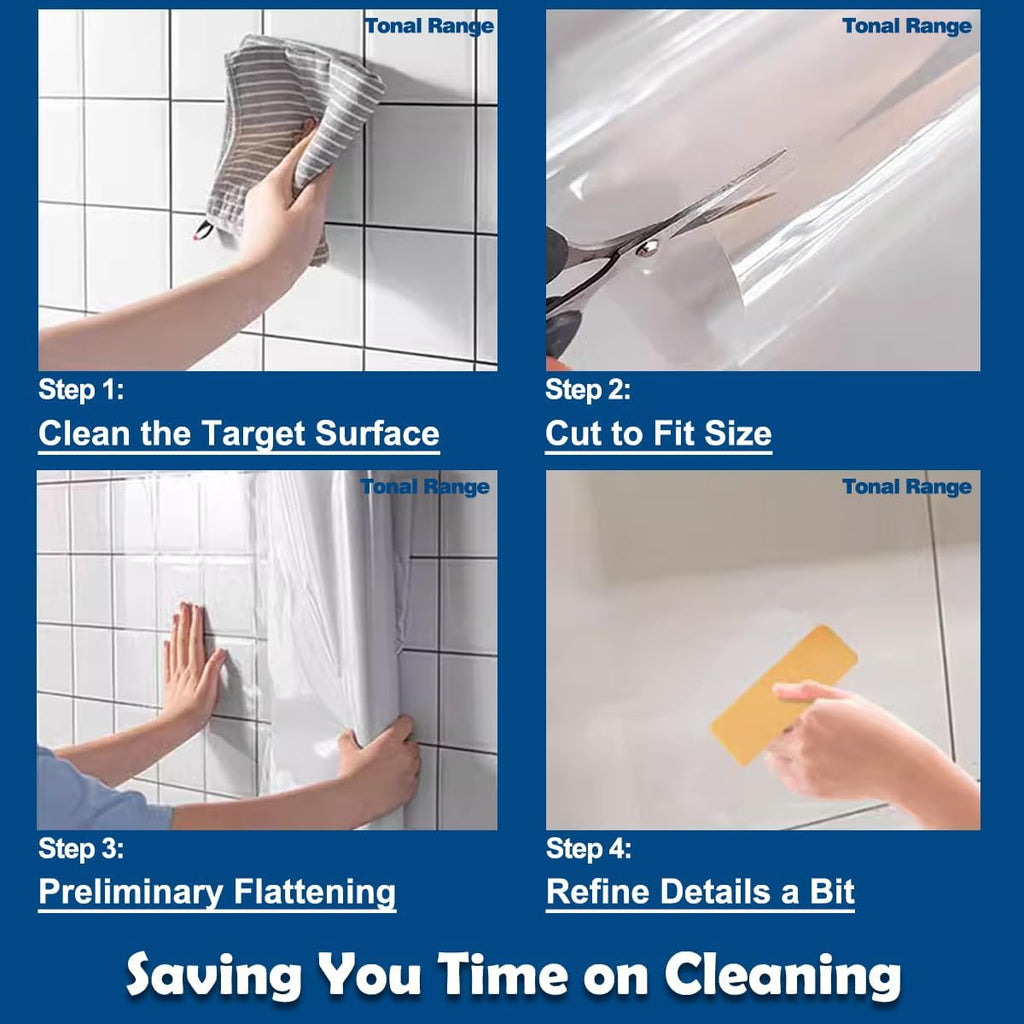 Clear Self Adhesive Wall Protector -5 Sheets R96018
