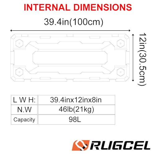 98L Waterproof Car Roof Storage Case C39966