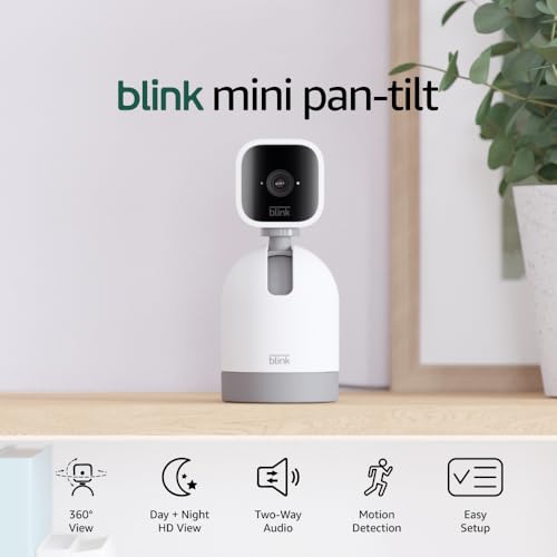 White Pan-Tilt Indoor Plug-In Security Camera H139283