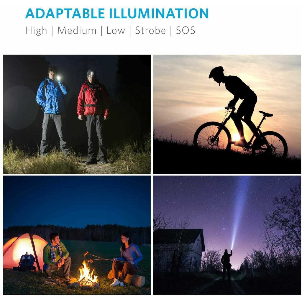 Rechargeable LED Flashlight with 900 Lumens V144