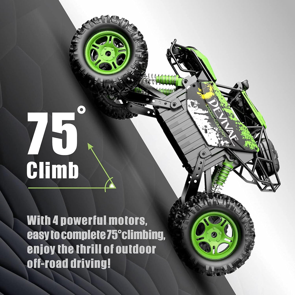 1:12 4WD 2.4GHz Remote Control Monster Truck with 2 Batteries R731