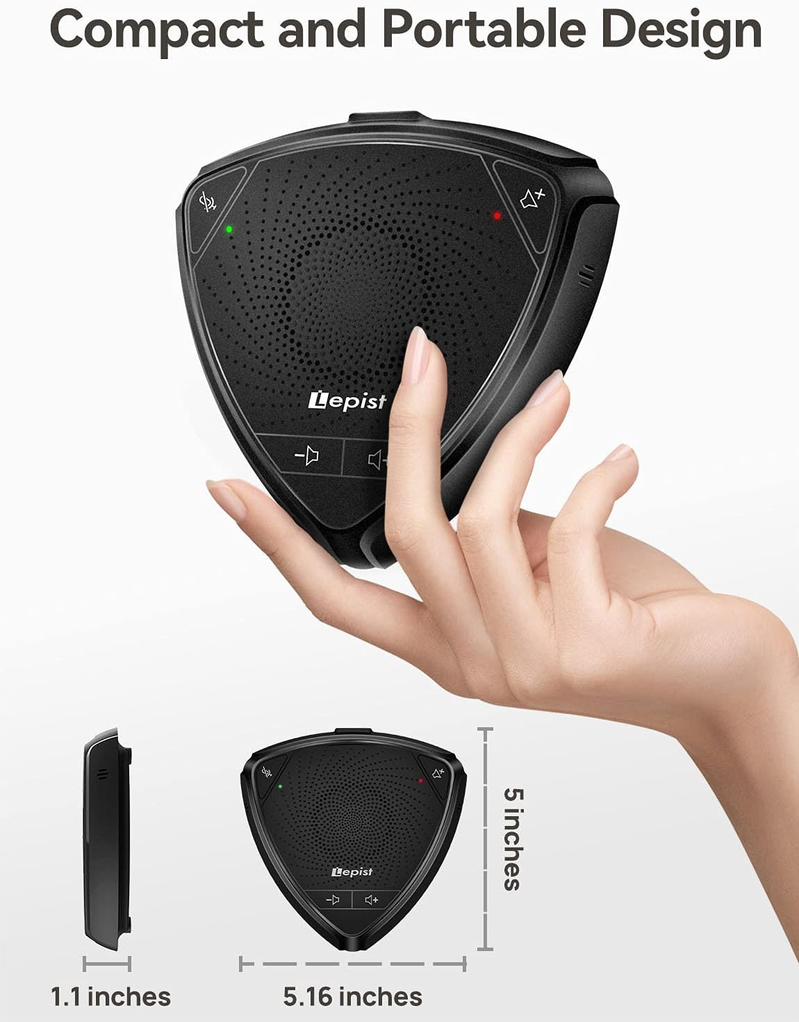 USB Speakerphone with Microphone 360° Voice Pickup G837