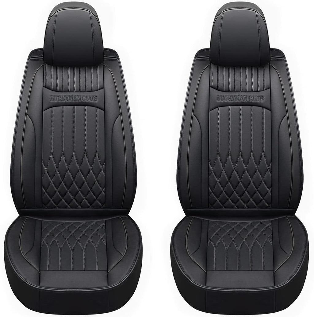 Universal Car Seat Covers Full Set Black/Red H6972