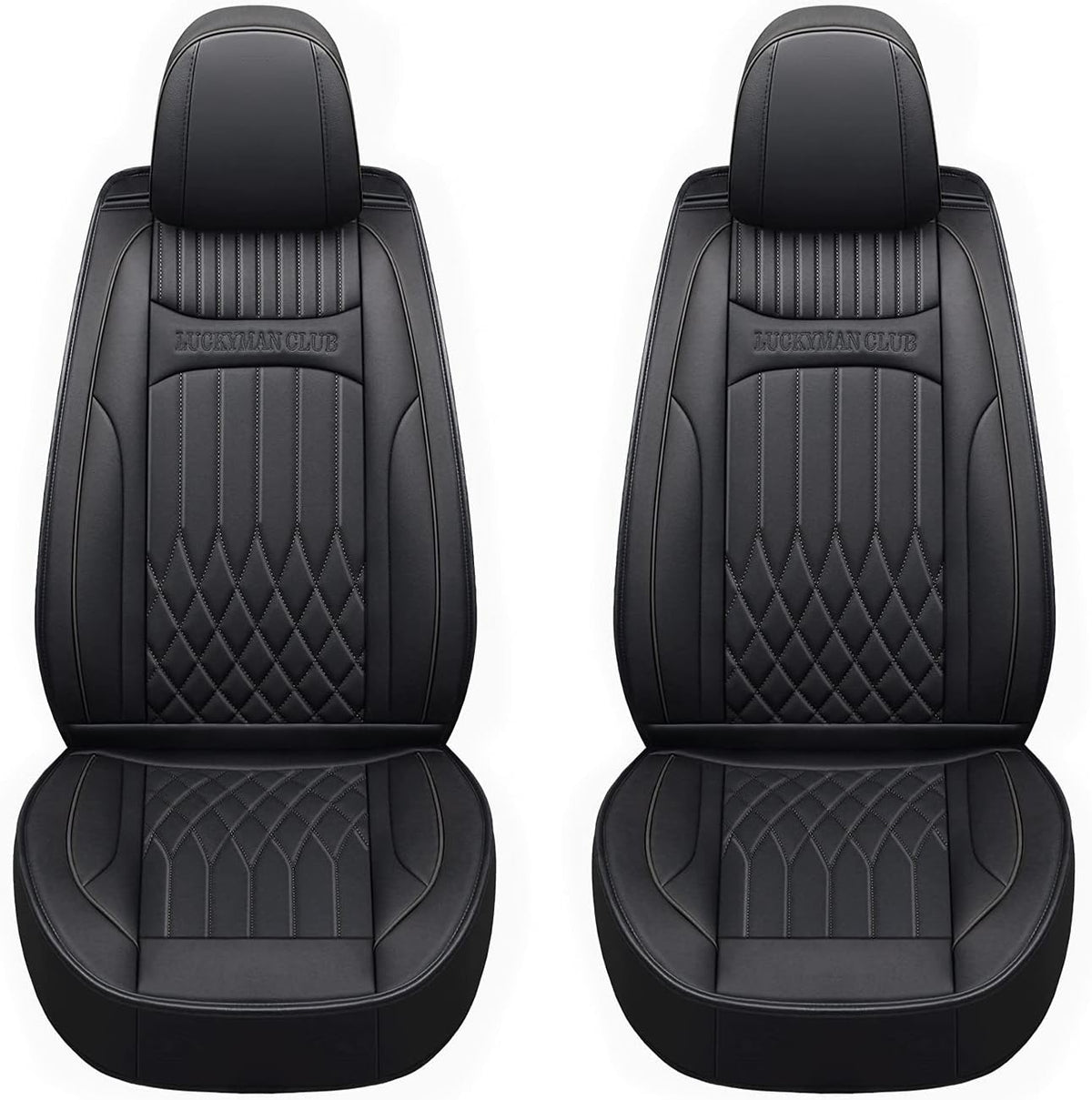 Universal Car Seat Covers Full Set Black/Red H6972