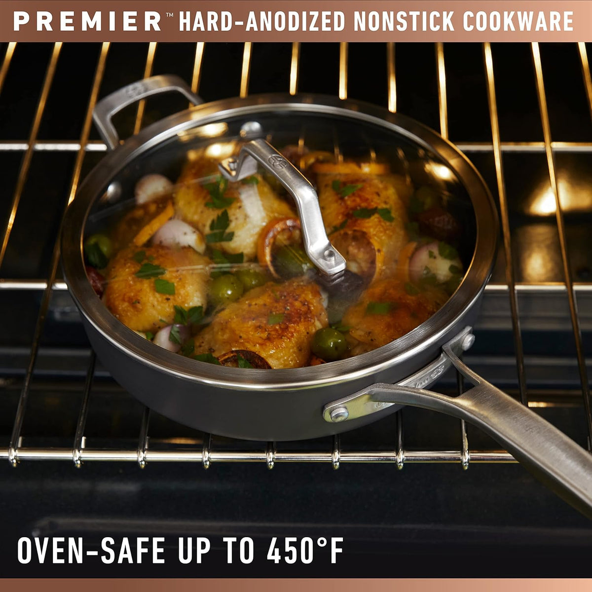Calphalon Premier Hard-Anodized Nonstick 8.5-Quart Dutch Oven with Lid D6621