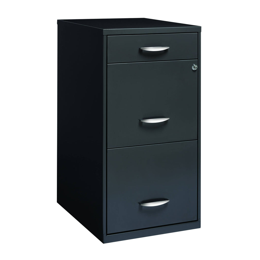 3-Drawer Charcoal File Cabinet P75338