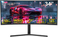 34 Inch Ultrawide Curved UWQHD 165Hz Frameless Gaming Monitor S858