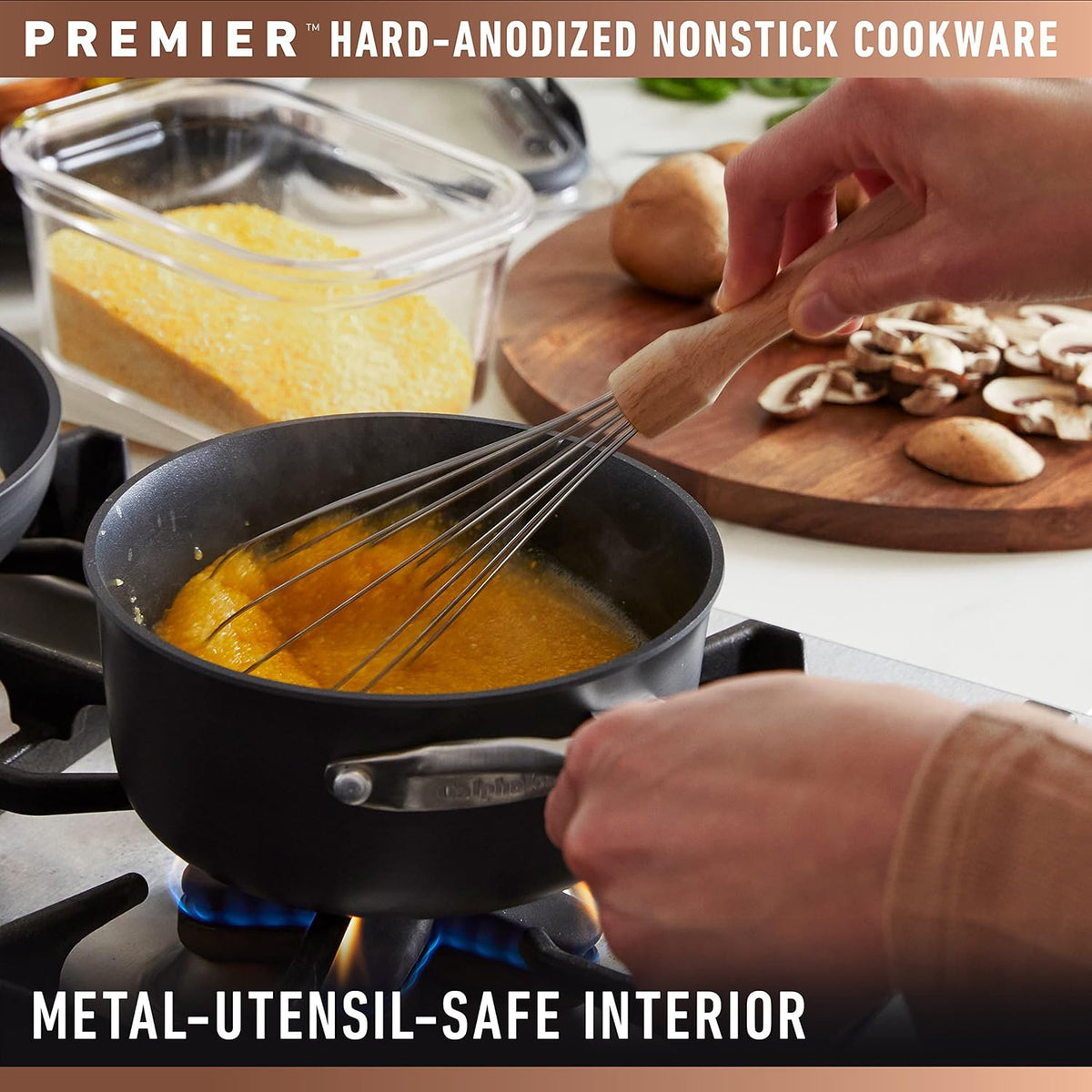 Calphalon Premier Hard-Anodized Nonstick 8.5-Quart Dutch Oven with Lid D6621