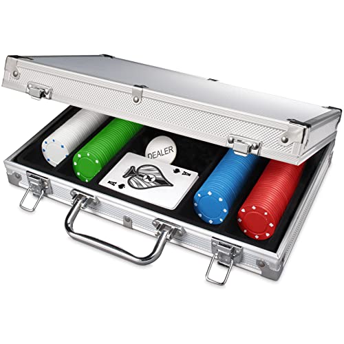 300-Piece Poker Set with Aluminum Carrying Case I66046