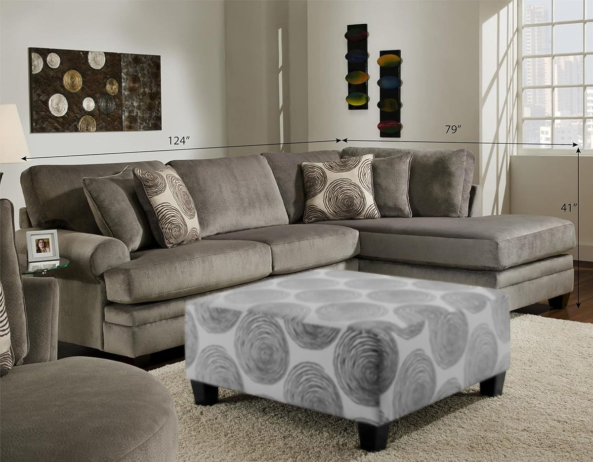 Contemporary L-Shape Sectional Sofa N837866