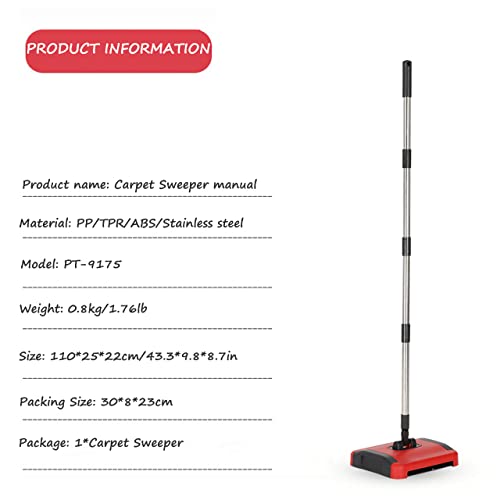 Manual Non Electric Carpet Sweeper Q765