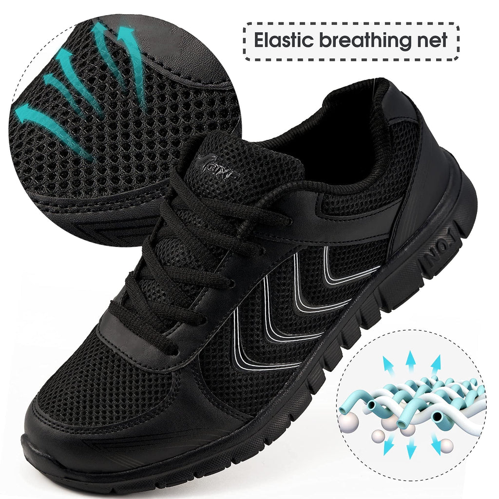 Womens Sneakers Breathable Mesh Lace-up Running Athletic Walking Shoes S179