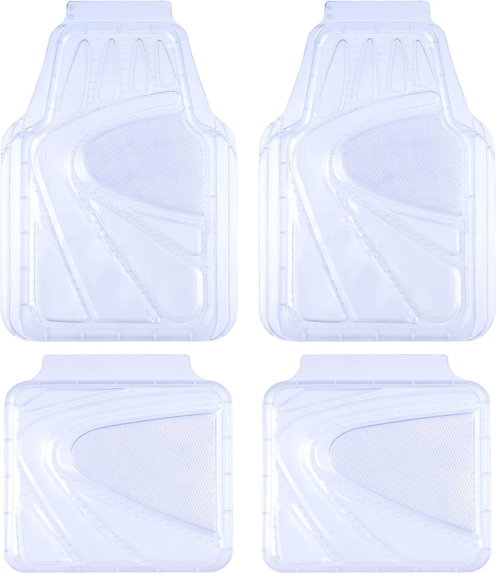 4-Piece Universal Fit Rubber Car Floor Mats W989