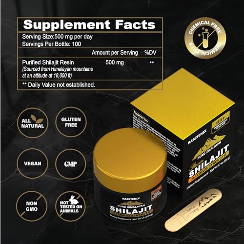 Pure Himalayan Shilajit Resin - 500mg K654