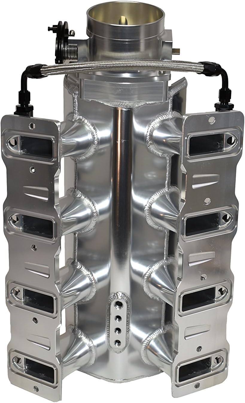 Intake Manifold 102mm Throttle Body Fabricated Metal Sheet D68619