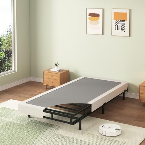 Twin Box Spring with Fabric Cover Set, 5 Inch Twin Size C134
