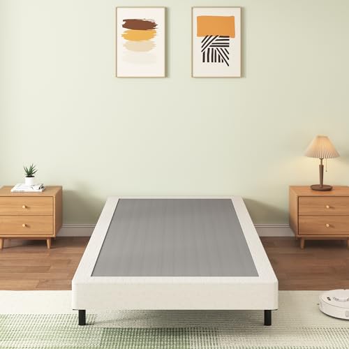Twin Box Spring with Fabric Cover Set, 5 Inch Twin Size C134