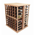 108 Bottle Wine Rack Tasting Table Rustic Pine A125709