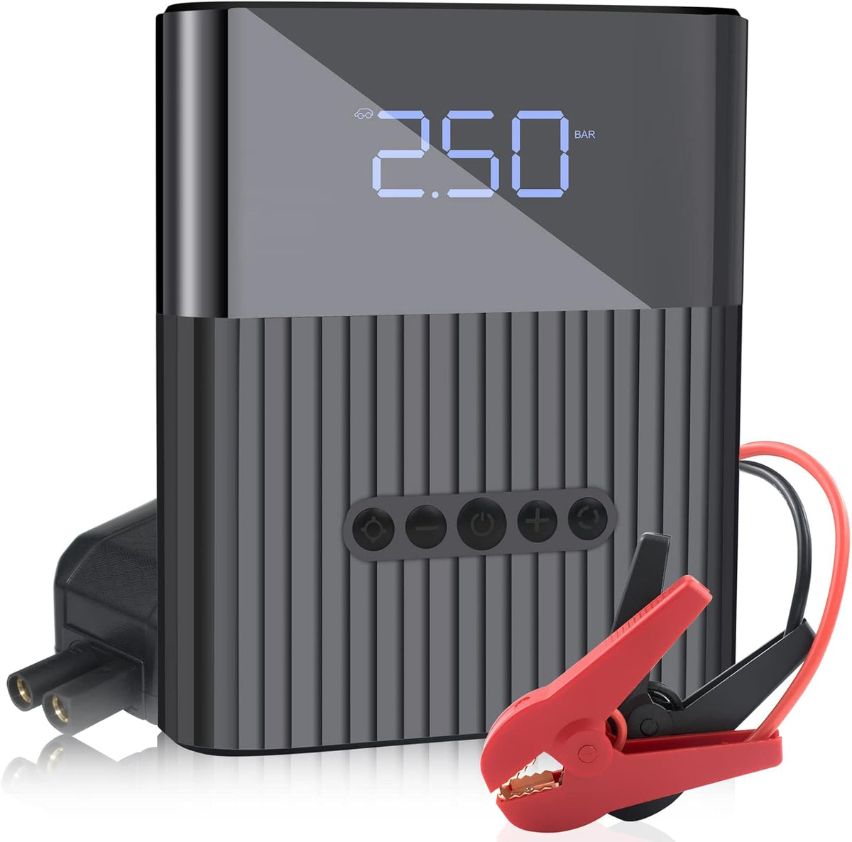 1000A Peak 8800mAH Lithium Jump Starter with Air Compressor V79491