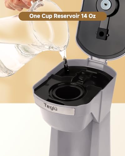 Gray Single Serve Coffee Maker W362