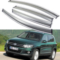 Car Window Visor Vent Shade Deflector Sun Rain Fog Guards N80279