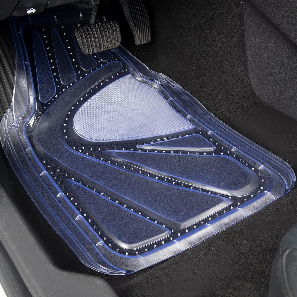 4-Piece Universal Fit Rubber Car Floor Mats W989