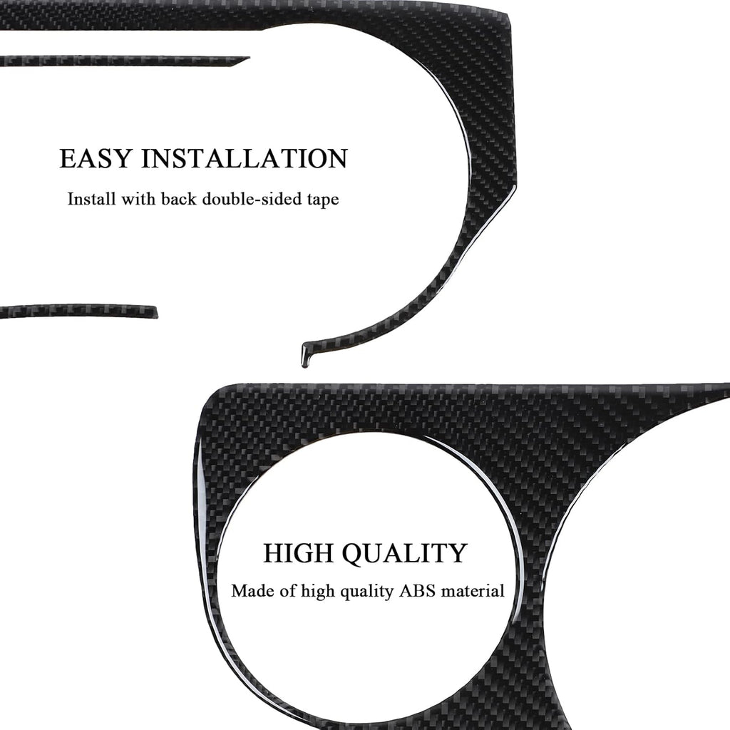 Carbon Fiber Dashboard Instrument Panel Trim Cover W546