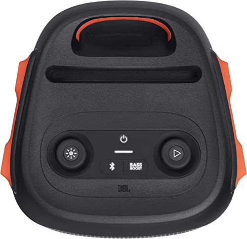 Portable Party Speaker with Built-in Lights - Black G4341