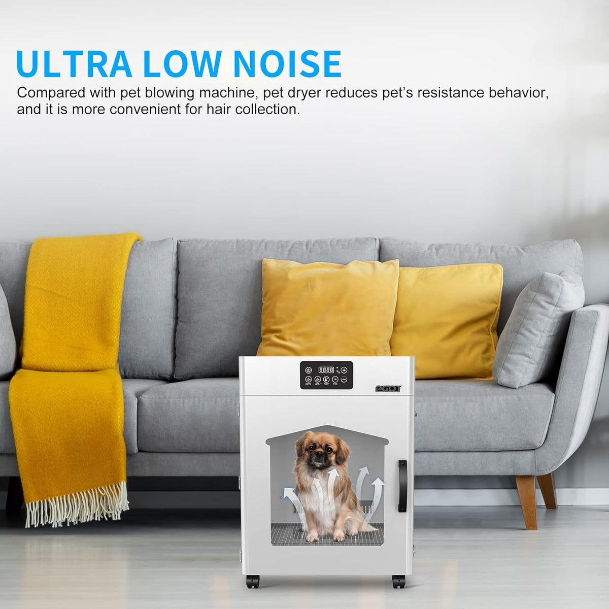 Pet Hair Dryer High-Velocity Dog Grooming D255761
